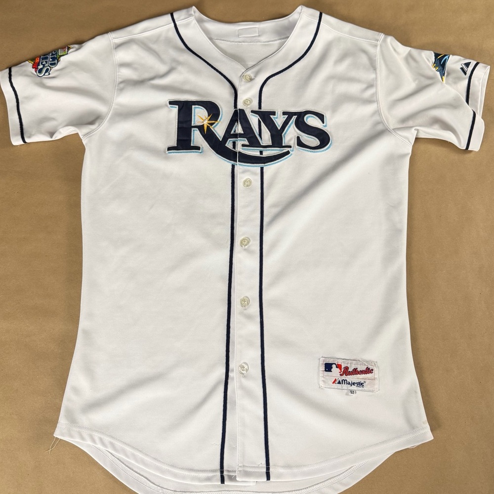 Authentic Majestic MLB Jersey | Evan Longoria #3 | Size: 52 | World Series 2008
